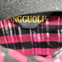 PINGGUOLU チェック柄 スタッズ付き S/S ロングシャツ Y2K cool レディース 40