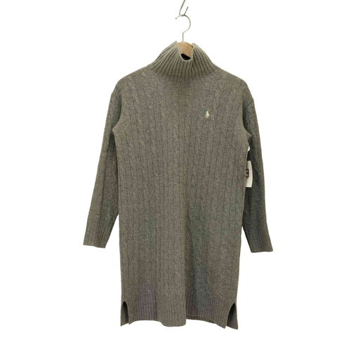 ポロラルフローレン POLO RALPH LAUREN カシミヤ混 ポニー刺しゅう ケーブル ニットワンピース レディース JPN:XS