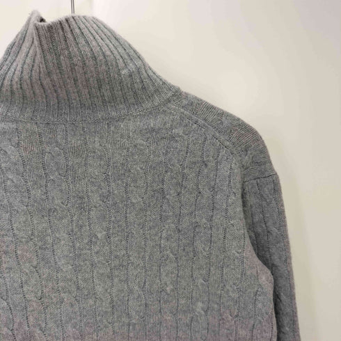 ポロラルフローレン POLO RALPH LAUREN カシミヤ混 ポニー刺しゅう ケーブル ニットワンピース レディース JPN:XS