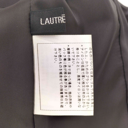 ロートレアモン LAUTREAMONT シープ レザー ノーカラー ジャケット レディース JPN:1