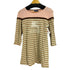 バーバリーブルーレーベル BURBERRY BLUE LABEL ビックロゴプリント ボーダー ミニワンピース レディース EUR:38
