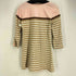 バーバリーブルーレーベル BURBERRY BLUE LABEL ビックロゴプリント ボーダー ミニワンピース レディース EUR:38