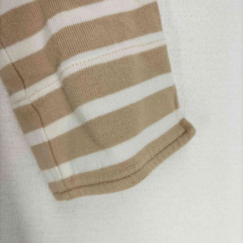 バーバリーブルーレーベル BURBERRY BLUE LABEL ビックロゴプリント ボーダー ミニワンピース レディース EUR:38