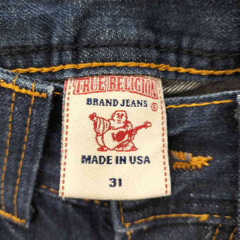 トゥルーレリジョン TRUE RELIGION 星条旗パッチ ストレートデニム メンズ 31