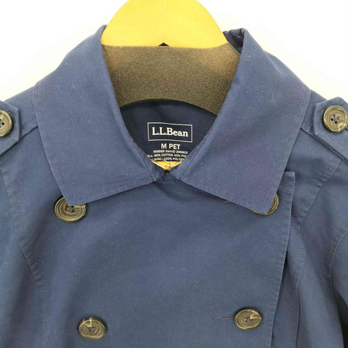 エルエルビーン L.L.Bean コットンポリ トレンチコート レディース M PET