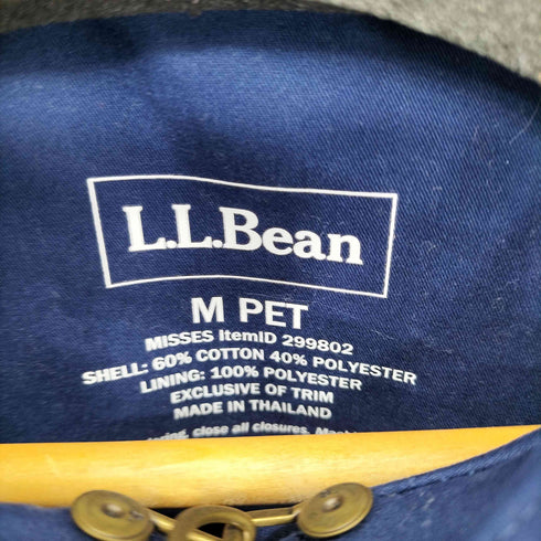 エルエルビーン L.L.Bean コットンポリ トレンチコート レディース M PET