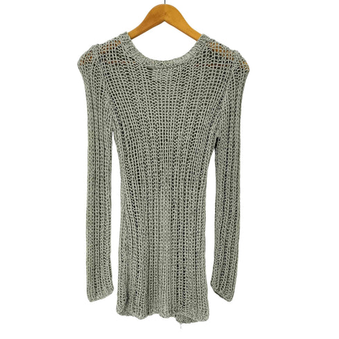 クラネ CLANE BACK SLIT CROCHET KNIT TOPS レディース FREE