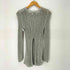 クラネ CLANE BACK SLIT CROCHET KNIT TOPS レディース FREE