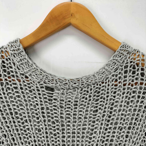 クラネ CLANE BACK SLIT CROCHET KNIT TOPS レディース FREE