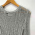 クラネ CLANE BACK SLIT CROCHET KNIT TOPS レディース FREE