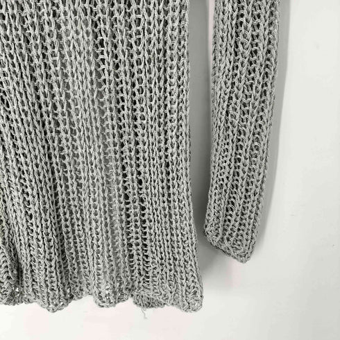 クラネ CLANE BACK SLIT CROCHET KNIT TOPS レディース FREE