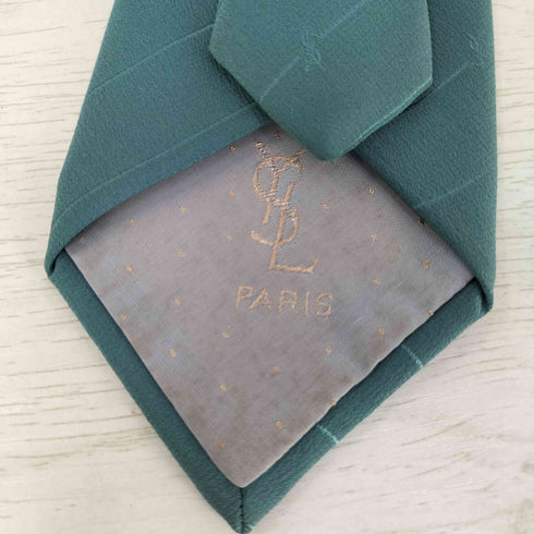 イヴサンローラン Yves Saint Laurent シルク100% 総柄ネクタイ メンズ
