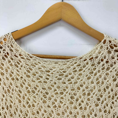 クラネ CLANE BOAT NECK CROCHET KNIT TOPS レディース JPN:1