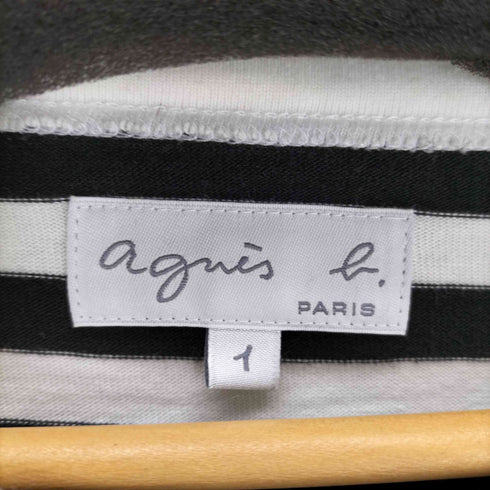 アニエスベー agnes b. ボーダーL/Sクルーネックカットソー レディース 1