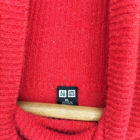 ユニクロ UNIQLO cashmere 3Dカシミヤタートルネックセーター レディース JPN:XL