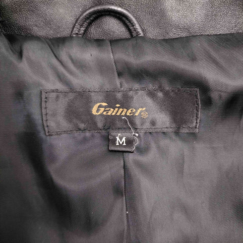 GAINER 羊革 レザージャケット メンズ