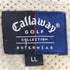 キャロウェイ Callaway GOLF ロゴ刺繍 裏地メッシュ デタッチャブル スリーブ ハーフジップ ジャケット メンズ LL