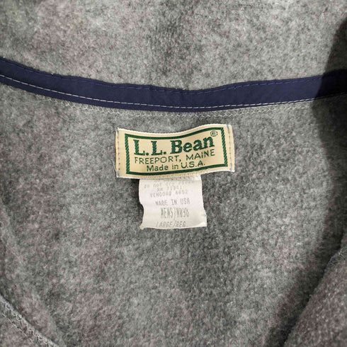 エルエルビーン L.L.Bean 90S USA製 ハーフジップ フリーススウェット メンズ JPN:L