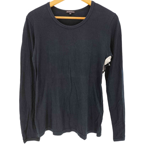 アンドゥムルメステール Ann DEMEULEMEESTER 00s 本人期 archive 背面heavenプリント クルーネック ロングスリーブカットソー メンズ 36