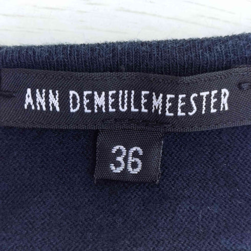 アンドゥムルメステール Ann DEMEULEMEESTER 00s 本人期 archive 背面heavenプリント クルーネック ロングスリーブカットソー メンズ 36