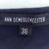 アンドゥムルメステール Ann DEMEULEMEESTER 00s 本人期 archive 背面heavenプリント クルーネック ロングスリーブカットソー メンズ 36