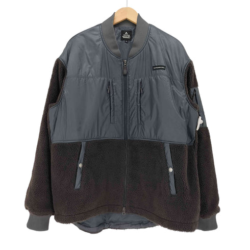 タラスブルバ TARAS BOULBA ワンポイントロゴ 切り替え ボア フリース ジャケット メンズ JPN:L