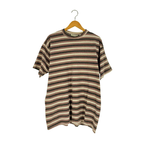 アリゾナ arizona 00S USA製 ボーダー柄 コットン S/S クルーネック Tシャツ メンズ import:M