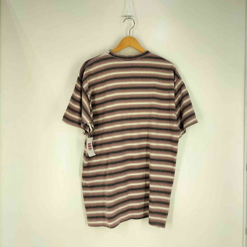 アリゾナ arizona 00S USA製 ボーダー柄 コットン S/S クルーネック Tシャツ メンズ import:M