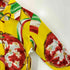 モスキーノ MOSCHINO ワインボトルプリント 金ボタン 七分袖シャツ レディース