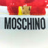 モスキーノ MOSCHINO ワインボトルプリント 金ボタン 七分袖シャツ レディース