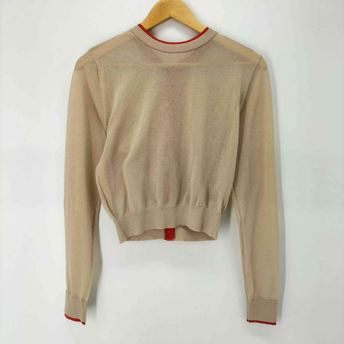 クラネ CLANE W FACE BICOLOR SHEER CARDIGAN レディース JPN:1