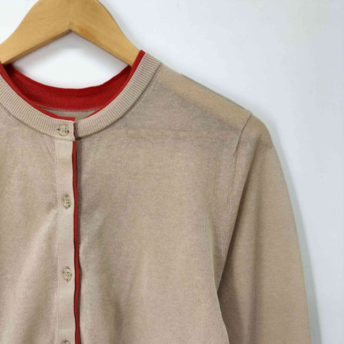 クラネ CLANE W FACE BICOLOR SHEER CARDIGAN レディース JPN:1
