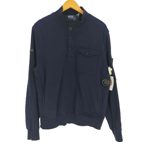 ポロバイラルフローレン Polo by RALPH LAUREN 25AW Loopback Fleece Utility Sweatshirt ルーズバック フリース ユーティリイティ スウェット シャツ メンズ import:M
