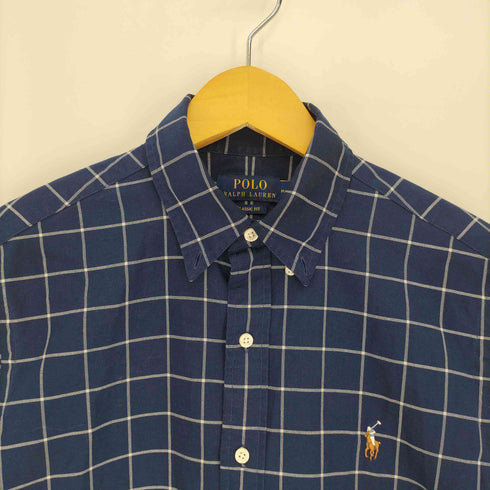 ポロラルフローレン POLO RALPH LAUREN クラシック フィット ウィンドウペン オックスフォード シャツ メンズ import:M