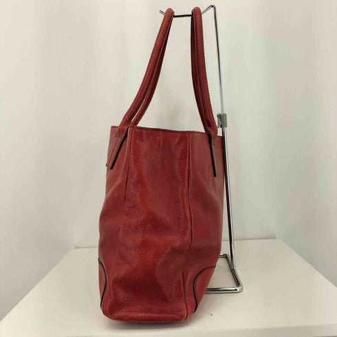 アイムプロダクトイッセイミヤケ im product ISSEY MIYAKE 本革レザー レッド トート ハンドバッグ レディース