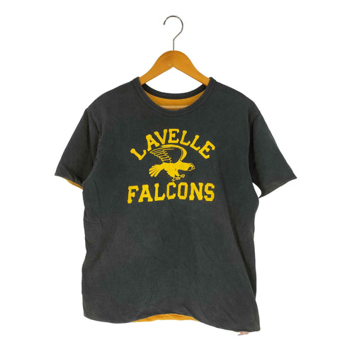 ジョーマッコイ JOE McCOY BALL PARK リバーシブル プリント クルーネックTシャツ メンズ import:XL