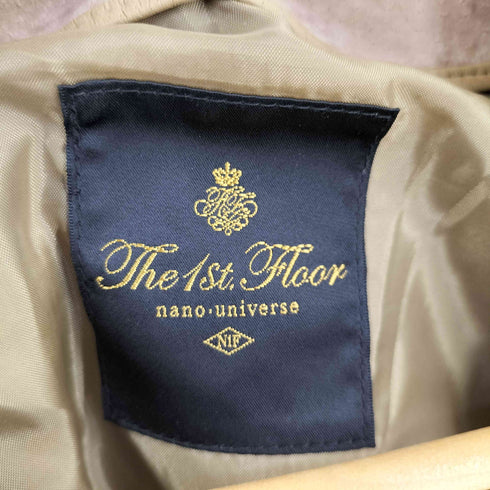 ナノユニバースザファーストフロアー nano・universe The 1st. Floor Pig Leather レザーコート レディース 36