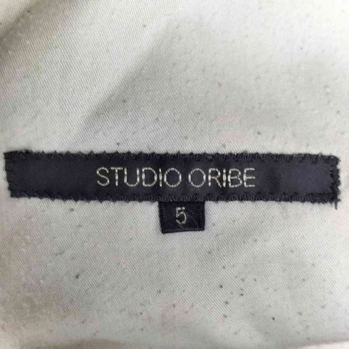 スタジオオリベ STUDIO ORIBE 裾ドローコード リブパンツ メンズ 5