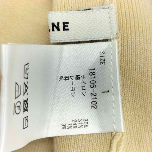 クラネ CLANE ARRANGE RIBBON KNIT TOPS レディース JPN:1