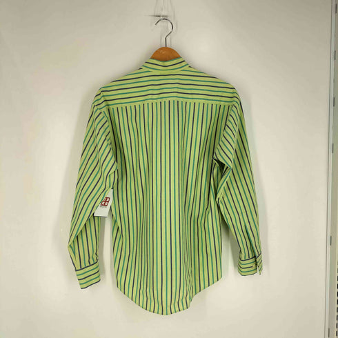 アイムプロダクトイッセイミヤケ im product ISSEY MIYAKE 80S SSP ストライプ コットン バンドカラーシャツ メンズ JPN:M
