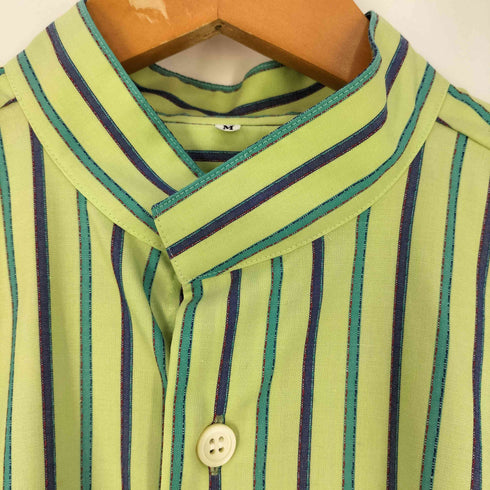 アイムプロダクトイッセイミヤケ im product ISSEY MIYAKE 80S SSP ストライプ コットン バンドカラーシャツ メンズ JPN:M