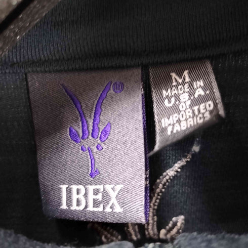 Ibex MADE IN USA ウール ハーフジップL/S カットソー メンズ JPN:M