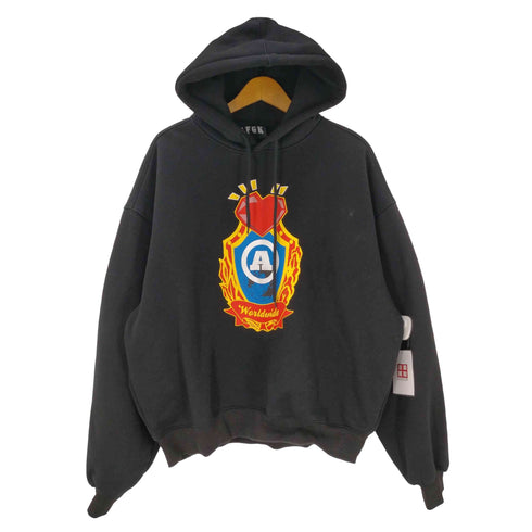 アフューグッドキッズ A FEW GOOD KIDS AFGK グラフィック エンブレム 両面 プリント フーディー パーカー メンズ JPN:L