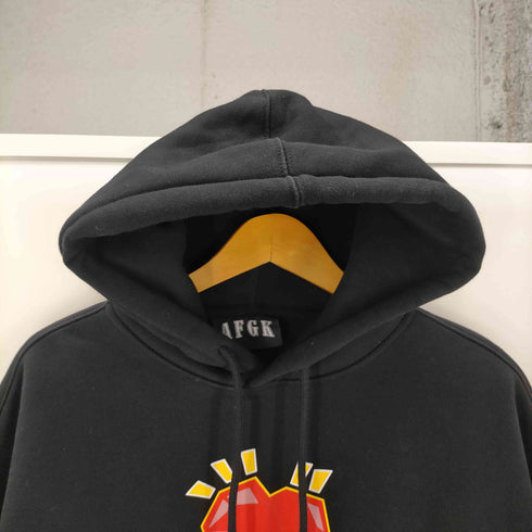 アフューグッドキッズ A FEW GOOD KIDS AFGK グラフィック エンブレム 両面 プリント フーディー パーカー メンズ JPN:L