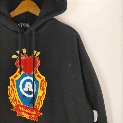 アフューグッドキッズ A FEW GOOD KIDS AFGK グラフィック エンブレム 両面 プリント フーディー パーカー メンズ JPN:L
