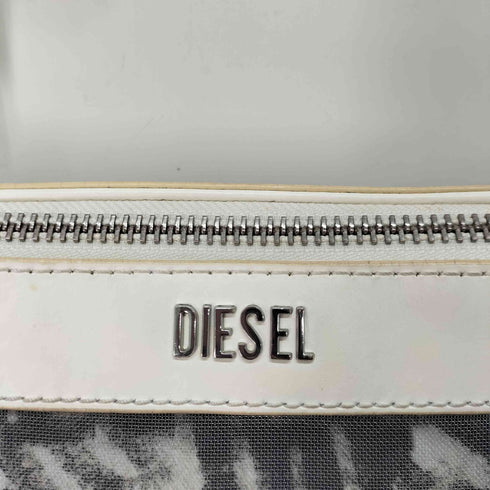ディーゼル DIESEL 2WAY メッシュ素材 レザーショルダーバッグ Y2K レディース