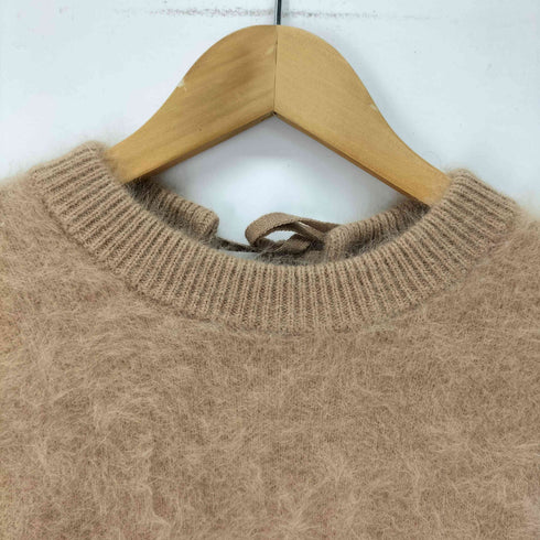 クラネ CLANE ANGOLA BACK OPEN KNIT TOPS レディース FREE