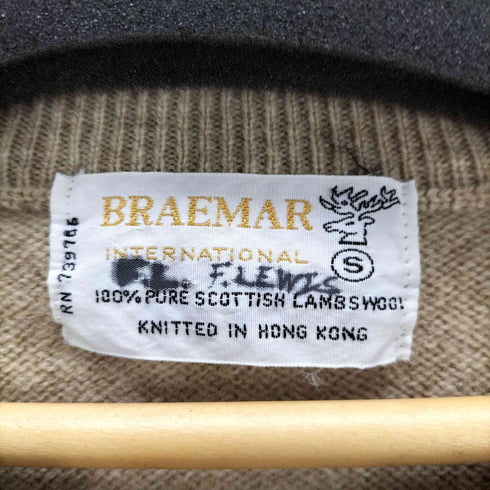 ブリーマー BRAEMAR ウールVネックニット メンズ JPN:S