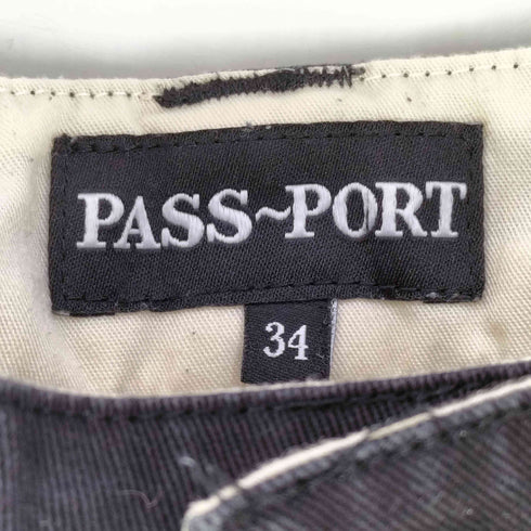 パスポート PASSPORT 2タック ワイド チノパンツ メンズ 34inch