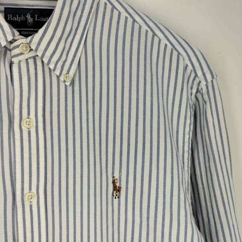 ラルフローレン RALPH LAUREN スモールポニー刺繍 ストライプシャツ メンズ import:L